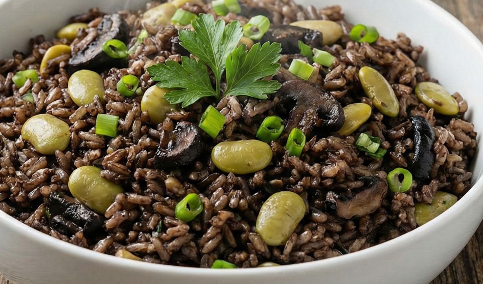 Authentic Black Rice Dish